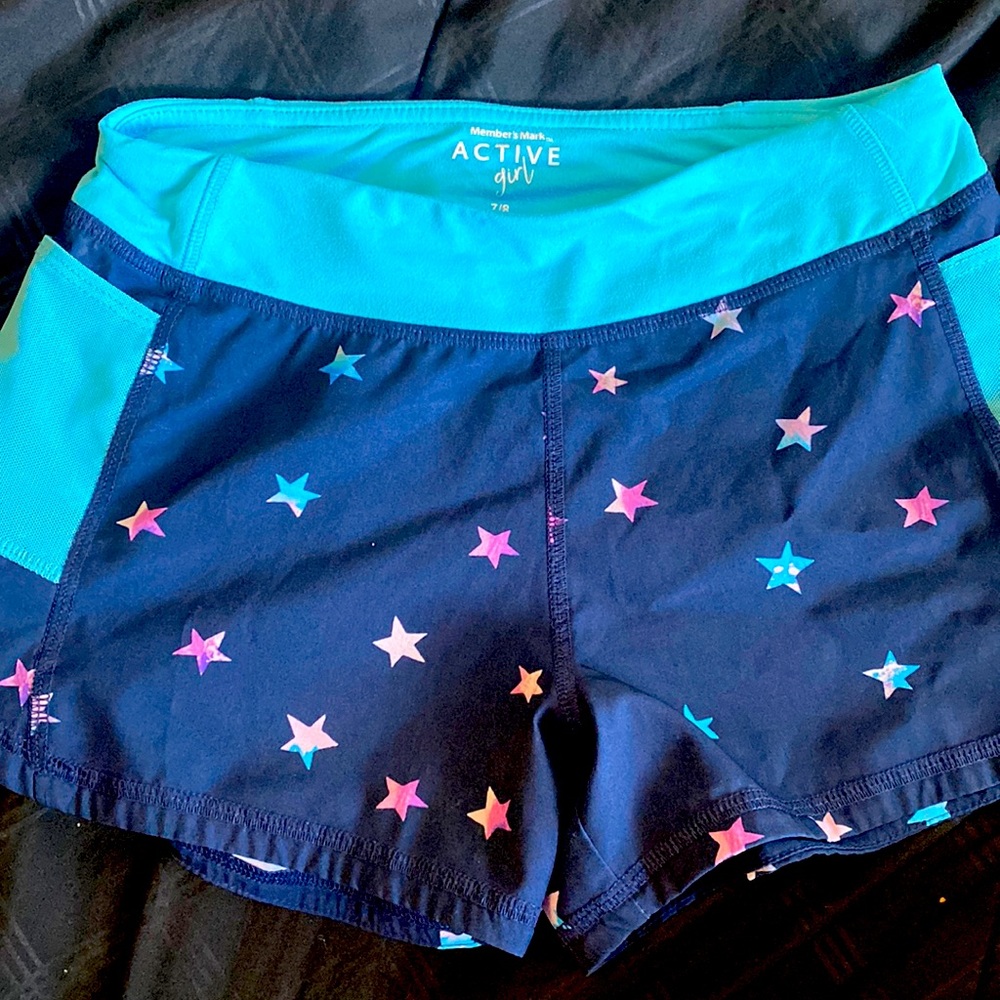 Members mark, active girl shorts